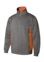 Velilla P105704-8/16-L- - SUDADERA BICOLOR CON MEDIA CREMALLERA SERIE 105704