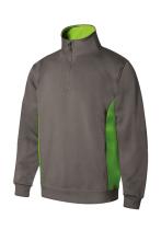 Velilla P105704-8/25-L- - SUDADERA BICOLOR CON MEDIA CREMALLERA SERIE 105704
