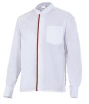 Velilla VPLISTAN-7/12-L- - CAMISA CUELLO MAO M/L CON VIVO SERIE PLISTAN