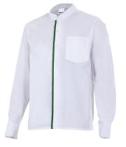 Velilla VPLISTAN-7/2-L- - CAMISA CUELLO MAO M/L CON VIVO SERIE PLISTAN