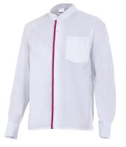 Velilla VPLISTAN-7/23-L- - CAMISA CUELLO MAO M/L CON VIVO SERIE PLISTAN