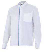 Velilla VPLISTAN-7/5-L- - CAMISA CUELLO MAO M/L CON VIVO SERIE PLISTAN