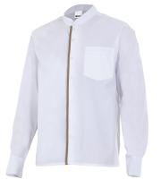 Velilla VPLISTAN-7/6-L- - CAMISA CUELLO MAO M/L CON VIVO SERIE PLISTAN