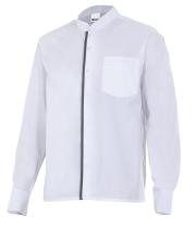 Velilla VPLISTAN-7/8-L- - CAMISA CUELLO MAO M/L CON VIVO SERIE PLISTAN