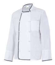 Velilla VP434-7/8-44- - CHAQUETA COCINERO MANGA LARGA SERIE P434