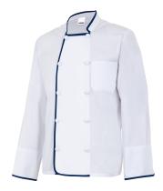 Velilla VP434-7/9-44- - CHAQUETA COCINERO MANGA LARGA SERIE P434