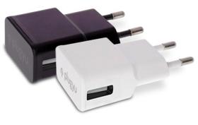 Plugyu 200001 - CARGADOR PARED MOVIL/TABLET USB (1) BLANCO