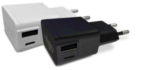 Plugyu 200002 - CARGADOR PARED MOVIL/TABLET USB + C BLANCO