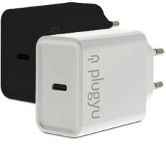 Plugyu 200007 - CARGADOR PARED MOVIL/TABLET USB C NEGRO