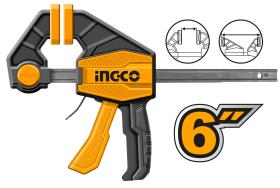 Ingco HQBC01601 - SARGENTO MONOMANUAL 63 X150 MM