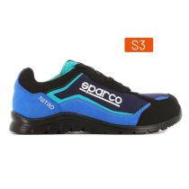 CALZADO DE SEGURIDAD SPARCO 0752239NRAZ - ZAPATO SPARCO NITRO S3 TG.39 NR/AZ