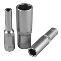 Jbm 10091 - VASO HEX. 1/4" 50MM. LARGO, 6MM.