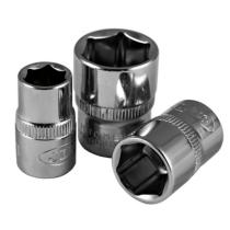 Jbm 13320 - VASO CORTO  HEX 3/8" DE 17MM CROMADO