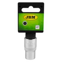 Jbm 13619 - VASO CORTO DE 17MM, XZN 1/2" - CROMADO