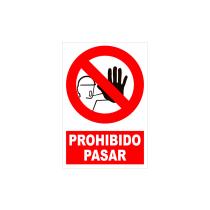 Jbm 53817 - CARTEL DE PROHIBICIÓN - PROHIBIDO PASAR