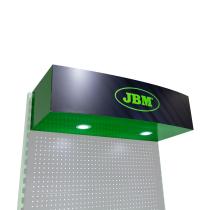 Jbm 14947 - CABEZAL CON ILUMINACION PARA EXPOSITOR DE HERRAMIENTAS