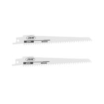 Jbm 14994 - SET DE 2 HOJAS DE SIERRA DE SABLE 150MM 6TPI PARA MADERA PAR