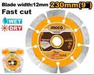 Ingco DMD0123013 - DISCO DIAMANTE SEGMENTADO 230MM 12MM