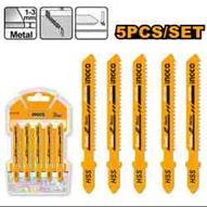 Ingco JBT118A - BL SIERRA CALAR METAL  5 PCS