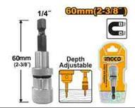 Ingco ABH50608 - PORTAPUNTAS CON TOPE DE PROFUNDIDAD 60MM
