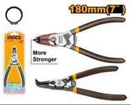 Ingco HCCP261802 - ALICATE SEEGER CURVO EXT 180MM