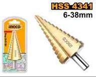 Ingco AKSDS63803 - BROCA ESCALONADA HSS 4341 6-38MM