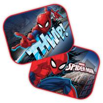 AMIO S59323 - PROTECTORES SOLARES LATERALES 2 UNID 44X35 CM SPIDER MAN