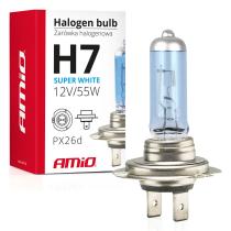 AMIO 01157 - BOMBILLA HALóGENA H7 12V 55W UV FILTER (E8) SUPER WHITE