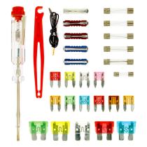 AMIO 03036 - JUEGO DE FUSIBLES CON COMPROBADOR Y PINZA