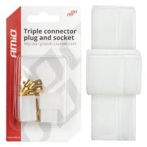 AMIO 03513 - CONECTOR CON TERMINALES MACHO/HEMBRA AMIO-03513