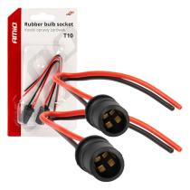 AMIO 03048 - PORTALáMPARAS 2 UDS. T10 CABLE 15 CM