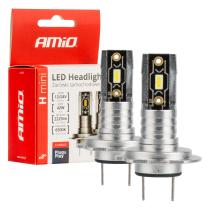 AMIO 03332 - BOMBILLA LUZ DE CRUCE LED HEADLAMP H7/H18 H-MINI AMIO