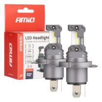 AMIO 04114 - KIT LED HYBRID SERIE H4 H19 6000K CANBUS 60W AMIO-04114