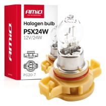 AMIO 04411 - BOMBILLA HALóGENA PSX24W PG20-7 12V 24W AMIO-04411