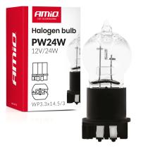 AMIO 04409 - BOMBILLA HALóGENA PW24W WP3.3X14.5-3 24W 12V AMIO-04409