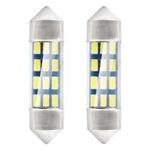 AMIO 01090 - LED STANDARD 3014 12SMD FESTOON C5W C10W C3W 36MM WHITE 12V