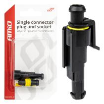 AMIO 03517 - CONECTOR CON TERMINALES MACHO/HEMBRA AMIO-03517