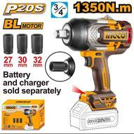 Ingco CIWLI201351 - LLAVE IMPACTO 20V 1350NM