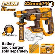 Ingco CRHLI20208 - MARTILLO COMBINADO 20V 22MM
