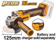 Ingco CAGLI221253 - AMOLADORA ANGULAR 20V 900W 125MM