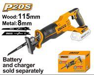 Ingco CRSLI1152 - SIERRA SABLE 20V