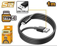 Ingco IUCC01 - CABLE USB-A A USB-C 1MTS