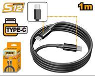 Ingco IUCC02 - CABLE USB-C A USB-C 1MTS