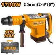 Ingco RH1700558 - MARTILLO COMBINADO 1700W 55MM