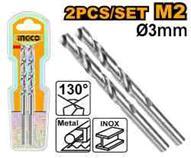 Ingco DBT11300302 - BL BROCA METAL HSS M2 3MM