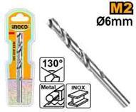 Ingco DBT11300601 - BL BROCA METAL HSS M2 6MM