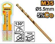 Ingco DBT01130551 - BL BROCA METAL COBALTO M35 5,5MM