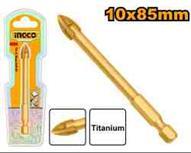 Ingco DBG1131008 - BL BROCA VIDRIO Y CERAMICA 10X85MM