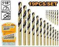 Ingco AKDB9190 - JGO BROCAS PARA METAL HSS 118º 19 PCS