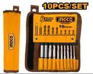 Ingco AKD2101 - JGO BROCAS Y CINCELES SDS-PLUS 10PCS